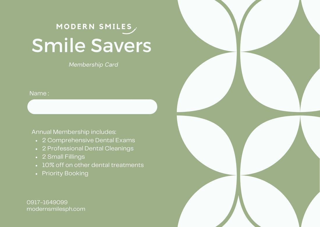 Smile Savers Membership Card